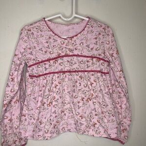 Vintage Butterfly & Flower Top